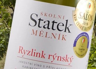Nejlepším vínem v Čechách je již podruhé Ryzlink rýnský z Mělníka