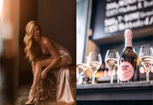 Prosecco pro modelku: exkluzivita, elegance, půvab. Andrea Verešová představila své růžové bublinky premiera Prosecco Rose by Andrea Verešová