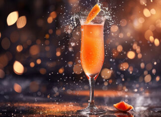 Jiskrné a osvěžující. Pusťte „bublinky“ do koktejlů koktejl s broskvovým pyré