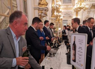 VYZNAMENÁNÍ NA HRADĚ zapili významní hosté nejlepšími víny z Moravy a Čech