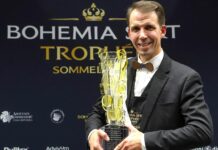 SOMMELIER MARTIN PARÝZEK potřetí triumfoval v soutěži BOHEMIA SEKT Trophée Professional