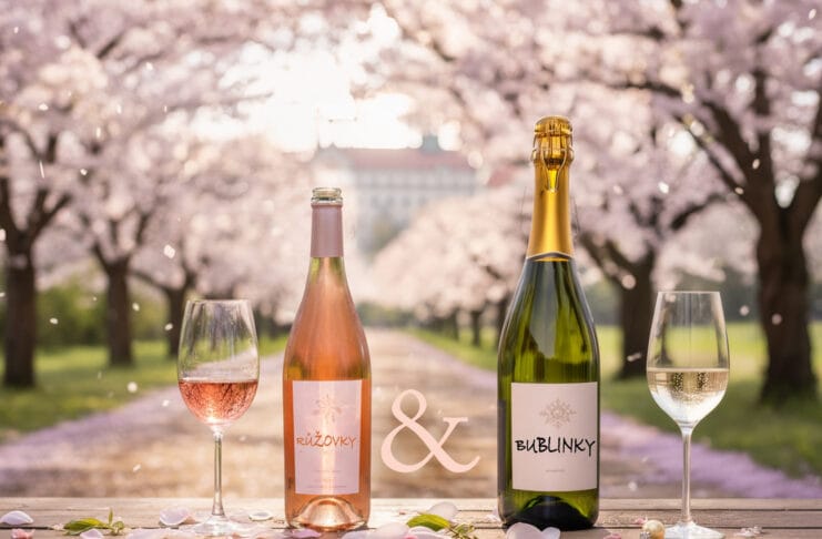 PRVNÍ MÁJ S ROSÉ A BUBLINKAMI. Již tradičně na Svatováclavské vinici pod Pražským hradem