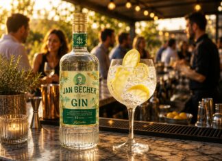 ELEGANTNÍ GIN Z DVANÁCTI BYLIN. Jan Becher se vrací a nově s ginem i ambicí navázat na zapomenutou tradici
